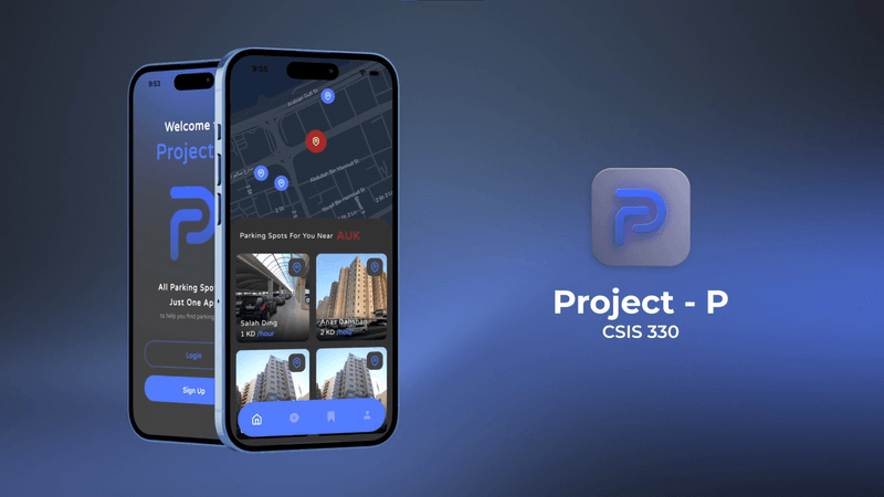 Project-P smart parking banner